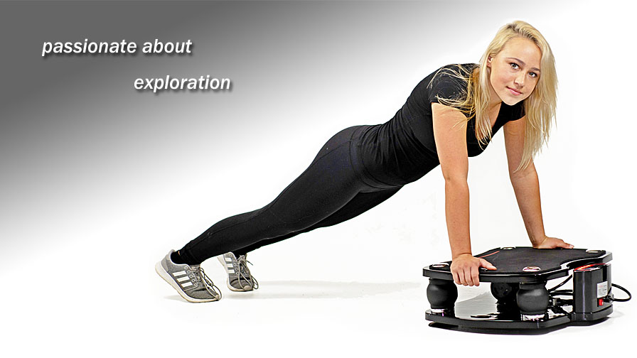 Vibration exercise pose