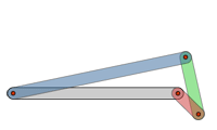 planar four-bar linkage