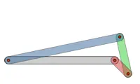 planar four-bar linkage