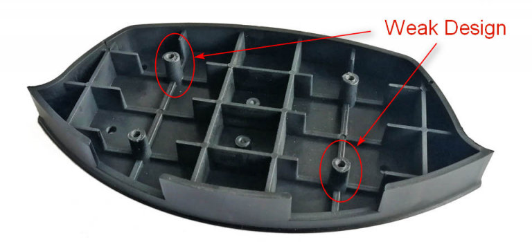 VT003F Console bottom piece