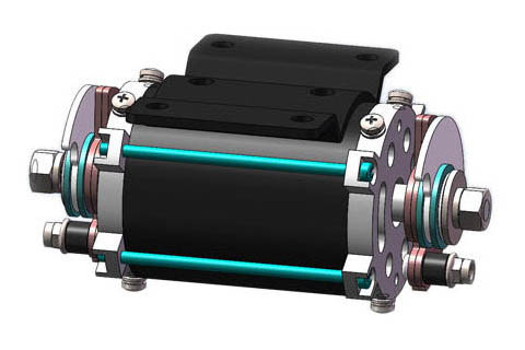 eccentric wheel vibration drive